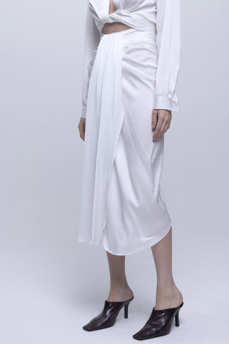 Samira Skirt White